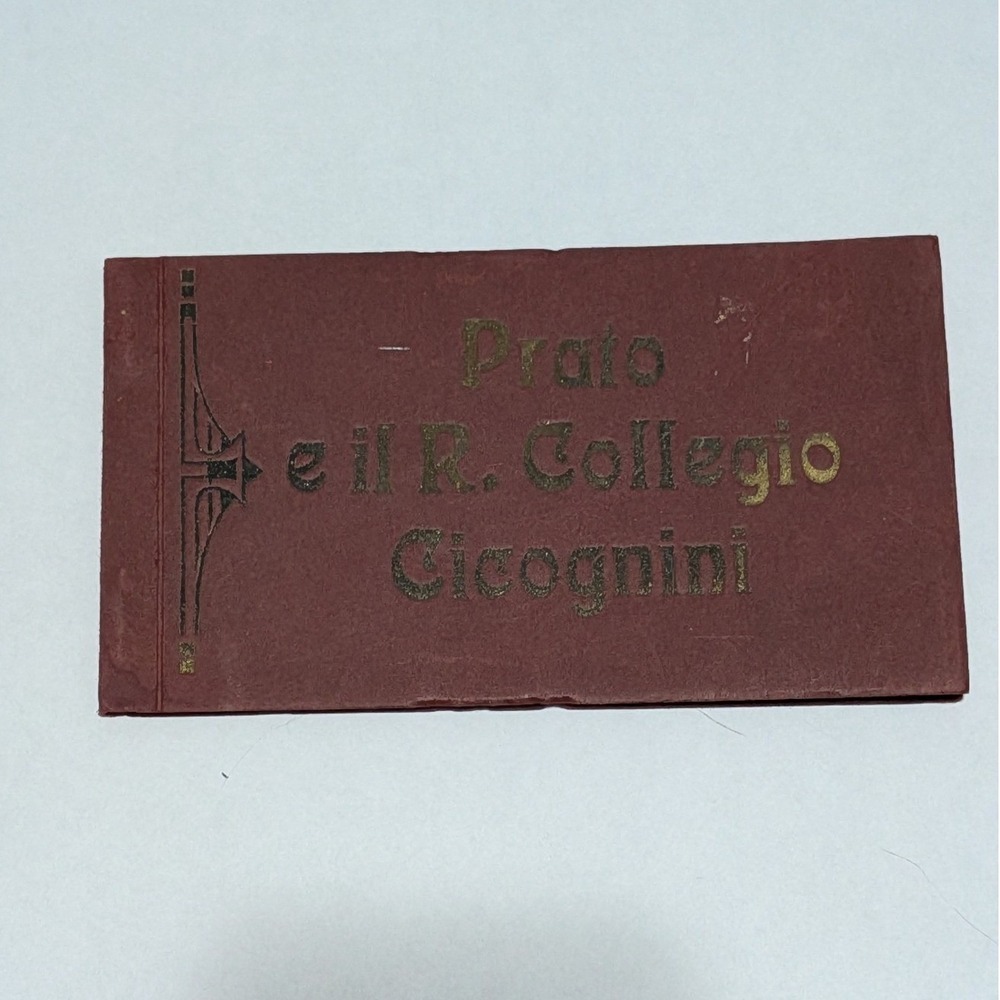 Vintage Prato e il R. Collegio Cicognini Postcard Booklet Italy Souvenir